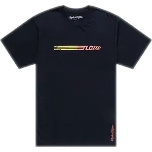 Bestseller TroyLee design STRIPES Lyhythihainen T-paita - Musta
