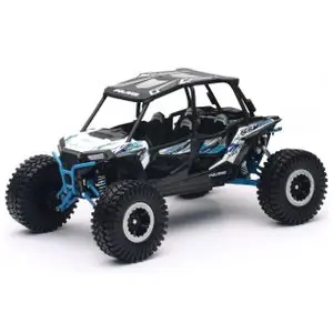 Newray SSV Polaris RZR XP 4 1000 Sininen - Mittakaava 1/18° Miniatyyrikuva - Sininen Tukkuhinta