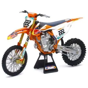Alennettu Newray Moto KTM 450 SX-F Red Bull A. CAIROLI - Mittakaava 1/6° Miniatyyrikuva - Oranssi