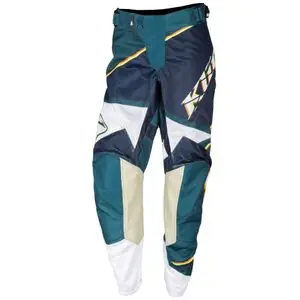 KLIM WOMEN XC LITE SHATTERED PETROL - NAISET 2022 Cross-housut - Sininen / Valkoinen Suosittu