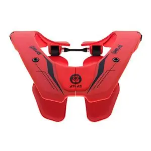 Poisto Atlas TYKE BRACE FIRE Kaulansuoja - Punainen