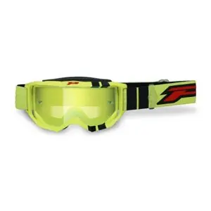 Progrip VISION Mirror 3300 2027 Cross-maski - Musta / Keltainen Alennettu Hinta