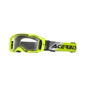 Acerbis VORTEX STANDARD 2026 Cross-maski - Musta / Keltainen Halpa Hinta