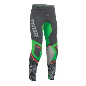 Alennus Thor SPORT PUNK‘D - LAPSI Cross-housut - Harmaa / Vihreä