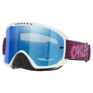 Päivän Tarjous Oakley O Frame Pro 2.0 MX WHITE/PINK STREAK 2026 Cross-maski - Iridium