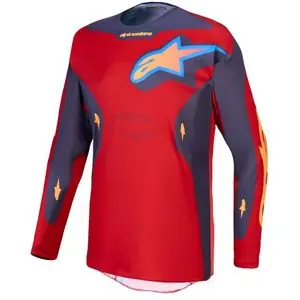 Alpinestars RACER - HUNT 2027 Cross-paita - Punainen / Harmaa Kausialennus