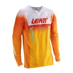 Edullinen Hinta Leatt 5.5 ULTRAWELD 2026 Cross-paita - Oranssi / Valkoinen