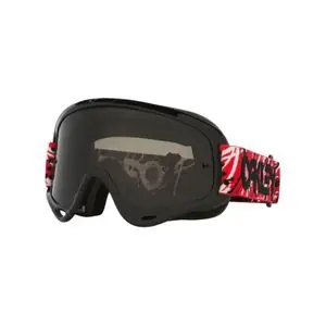 Nopea Toimitus Oakley O Frame MX Red Eddie Dark Grey 2026 Cross-maski - Musta