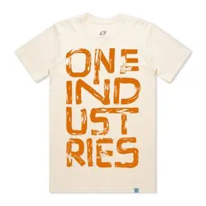 One Industries STROKES Lyhythihainen T-paita - Beige Osta Verkossa