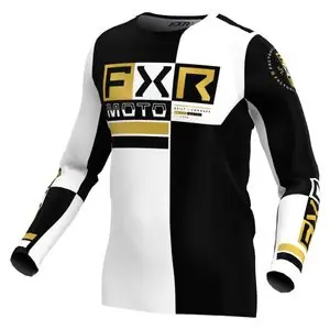 Edullinen FXR PODIUM PRO BATTALION 2024 Cross-paita - Valkoinen / Musta