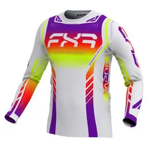 Eniten Myyty FXR VAPOR AIR 2024 Cross-paita - Valkoinen / Monivärinen