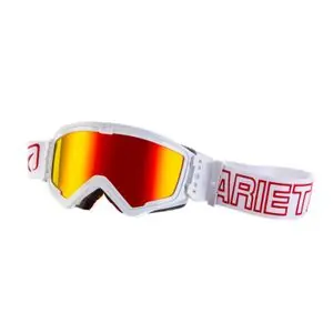 Ariete MUDMAX WHITE/RED IRIDIUM RED 2019 Cross-maski - Valkoinen / Punainen Alennus