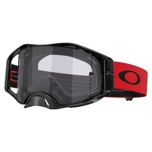 Alennettu Oakley AIBRAKE LITE - TUMMA HARMAA 2026 Cross-maski - Musta / Punainen