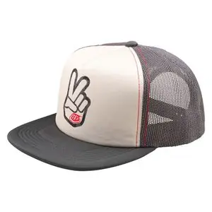 Suosittu TroyLee design PEACE OUT Lippalakki - Valkoinen / Hiili