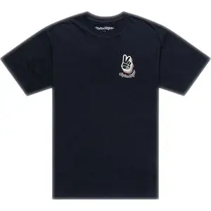Erikoistarjous TroyLee design DEUCES Lyhythihainen T-paita - Musta