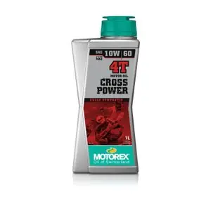 Pakollinen (Must-Have) Motorex CROSS POWER 4T 10W60 1L Universal Moottoriöljy