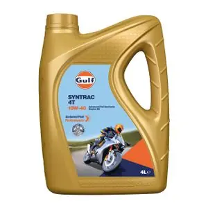 Aito Gulf Syntrac 4T 10W40 4 LITRES Universal Moottoriöljy