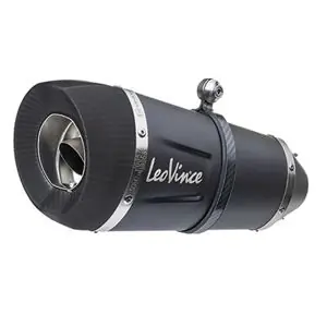 Leo Vince FACTORY S CARBON NOZZLE Vaimentin - Musta Asiakkaiden Suosikki