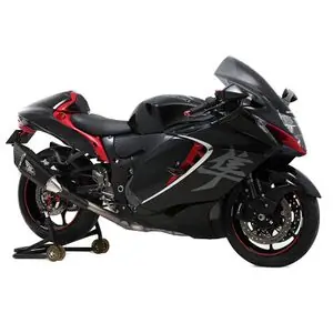 Yoshimura R-11Sq Musta Inox Vaimentin - MustaSUZUKI 1300 GSX 1300 HAYABUSA R ABS - 2021 - 2025 Aito