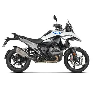 Uusi Malli Akrapovic Titani hiilikuitupää Vaimentin - Harmaa