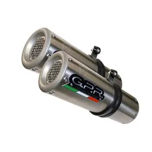 Uusi Kokoelma GPR M3 INOX DOUBLE VaimentinAPRILIA 900 SHIVER 900 - 2017 - 2021