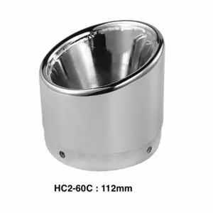 Ixil HC2-60C/B pakokaasu Universal Pääte vaimentimelle - Harmaa Nopea Toimitus