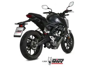 Poisto Mivv MK3 - musta Koko RiviHONDA 125 CB 125 R NEO SPORT CAFE ABS - 2018 - 2020