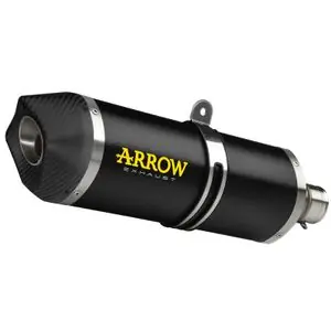 Halpa Arrow Race tech Alu Dark hiilikuitupää Vaimentin - Musta