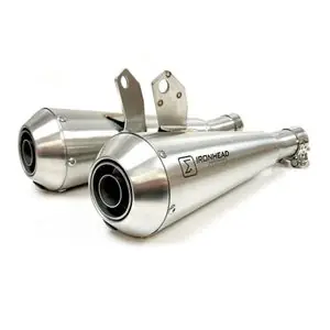Uusi Kokoelma Iron Head KONIKAALINEN INOX Vaimentin - Harmaa
