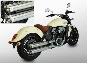 Pikatoimitus Miller Exhaust Poli Embout SlashCut Noir VaimentinINDIAN 1000 SCOUT SIXTY - 2017 - 2020